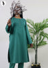 NZSC-1512 Stiched 2 Piece Green Co Ord Set Cotton